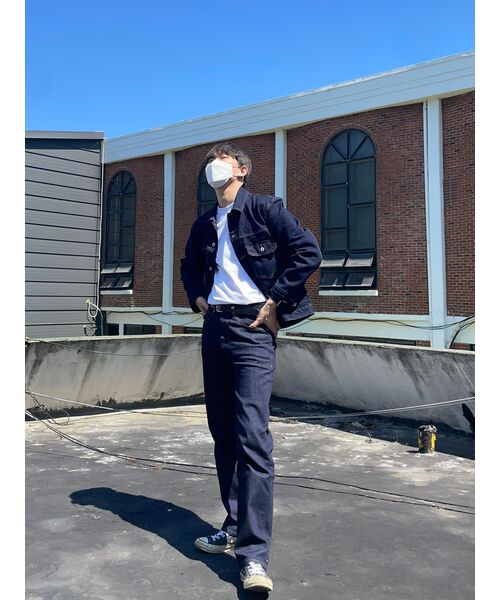 MUSINSA STANDARD（ムシンサスタンダード）の「KIPASストレートデニムパンツ[ディープインディゴ]（デニムパンツ・メンズ・その他・30/31/33/26/27/28/40/38/42/36/34/32/29）」の9枚目の写真