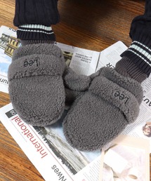 Lee（リー）の「Lee（リー）ボア手袋/グローブ/スマホ対応/指なしorミトンの2wayタイプ レディース（手袋）」