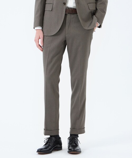 MACKINTOSH PHILOSOPHY（ﾏｯｷﾝﾄｯｼｭ ﾌｨﾛｿﾌｨｰ）の「トロッター トラウザーズ#051 ストレッチドビー/千鳥（その他パンツ・メンズ・チャコールグレー/ダークネイビー/ネイビー/ベージュ系その他7・36/40/38/42/44）」の2枚目の写真