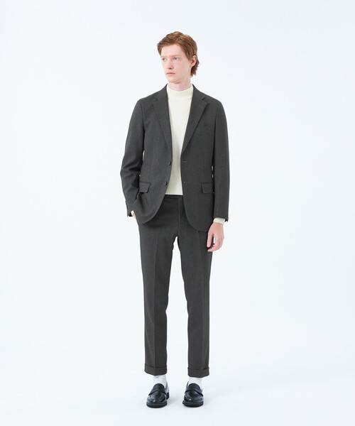 MACKINTOSH PHILOSOPHY（ﾏｯｷﾝﾄｯｼｭ ﾌｨﾛｿﾌｨｰ）の「トロッター トラウザーズ#051 ストレッチドビー/千鳥（その他パンツ・メンズ・チャコールグレー/ダークネイビー/ネイビー/ベージュ系その他7・36/40/38/42/44）」の5枚目の写真