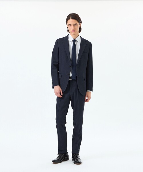 MACKINTOSH PHILOSOPHY（ﾏｯｷﾝﾄｯｼｭ ﾌｨﾛｿﾌｨｰ）の「トロッター トラウザーズ#051 ストレッチドビー/千鳥（その他パンツ・メンズ・チャコールグレー/ダークネイビー/ネイビー/ベージュ系その他7・36/40/38/42/44）」の6枚目の写真