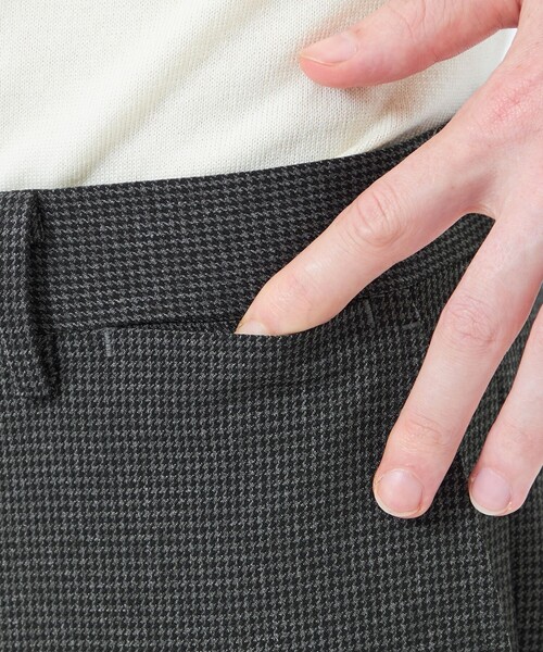 MACKINTOSH PHILOSOPHY（ﾏｯｷﾝﾄｯｼｭ ﾌｨﾛｿﾌｨｰ）の「トロッター トラウザーズ#051 ストレッチドビー/千鳥（その他パンツ・メンズ・チャコールグレー/ダークネイビー/ネイビー/ベージュ系その他7・36/40/38/42/44）」の13枚目の写真