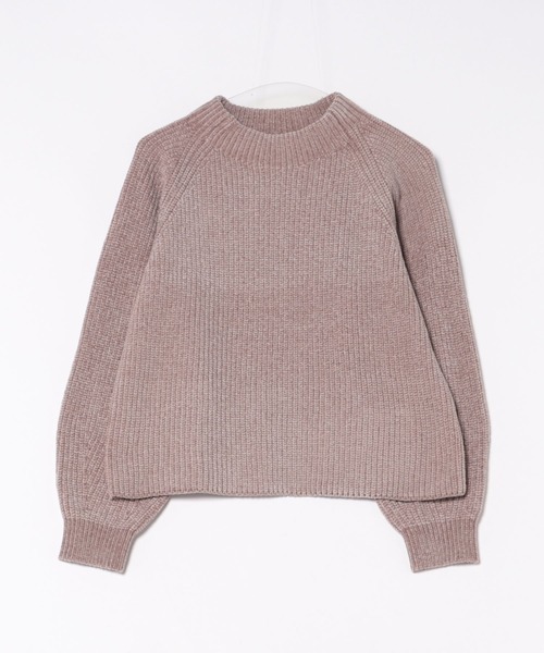 STRAWBERRY-FIELDS（ストロベリーフィールズ）の「コディシェニール_ベロアライクモックネックニット（ニット/セーター・レディース・オフホワイト/モカ/ブラック・2）」の13枚目の写真