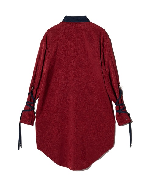 glamb（グラム）の「Blow Long Shirt / ブロウロングシャツ（シャツ/ブラウス・メンズ・ホワイト/レッド/ブラック・S/M/L）」の11枚目の写真