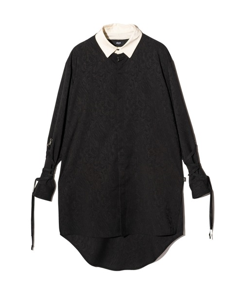 glamb（グラム）の「Blow Long Shirt / ブロウロングシャツ（シャツ/ブラウス・メンズ・ホワイト/レッド/ブラック・S/M/L）」の6枚目の写真