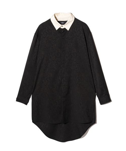 glamb（グラム）の「Blow Long Shirt / ブロウロングシャツ（シャツ/ブラウス・メンズ・ホワイト/レッド/ブラック・S/M/L）」の7枚目の写真