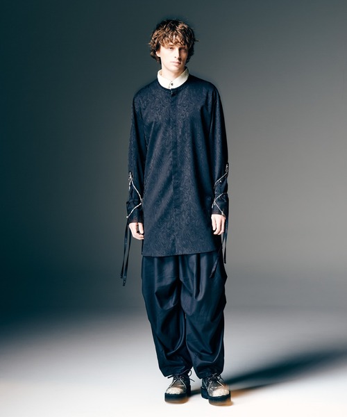 glamb（グラム）の「Blow Long Shirt / ブロウロングシャツ（シャツ/ブラウス・メンズ・ホワイト/レッド/ブラック・S/M/L）」の15枚目の写真