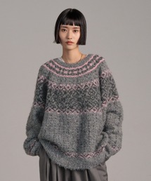 LOWRYS FARM | ノルディックニットプルオーバーＬＳ 631325(ニット/セーター)