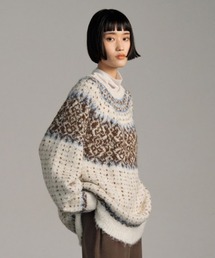 LOWRYS FARM | ノルディックニットプルオーバーＬＳ 631325(ニット/セーター)