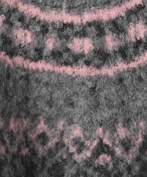 LOWRYS FARM（ローリーズファーム）の「ノルディックニットプルオーバーＬＳ 631325（ニット/セーター・レディース・アイボリー/グレー/ブラウン・FREE）」の11枚目の写真