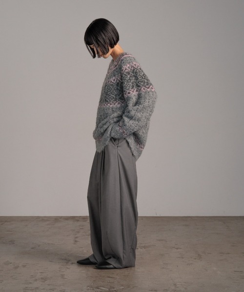 LOWRYS FARM（ローリーズファーム）の「ノルディックニットプルオーバーＬＳ 631325（ニット/セーター・レディース・アイボリー/グレー/ブラウン・FREE）」の21枚目の写真