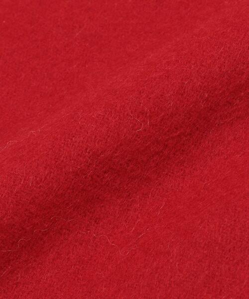 DRESSTERIOR（ドレステリア）の「ホワイトカシミヤ ストール（ストール/ショール・レディース・ライトグレー/オフホワイト/チャコールグレー/レッド系1・00）」の8枚目の写真