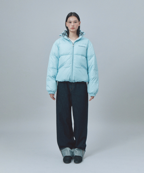 Rest&Recreation(レストアンドレクリエーション)の「REVERSIBLE CHECK DOWN JACKET - SKY BLUE(ダウンジャケット/コート・メンズ・その他・SMALL/LARGE)」の4枚目の写真