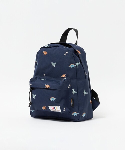 MEI（メイ）の「【別注】＜MEI＞デイパック S（恐竜） / キッズ / リュック（バックパック/リュック・キッズ・ネイビー・FREE）」の4枚目の写真