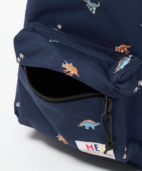 MEI（メイ）の「【別注】＜MEI＞デイパック S（恐竜） / キッズ / リュック（バックパック/リュック・キッズ・ネイビー・FREE）」の9枚目の写真
