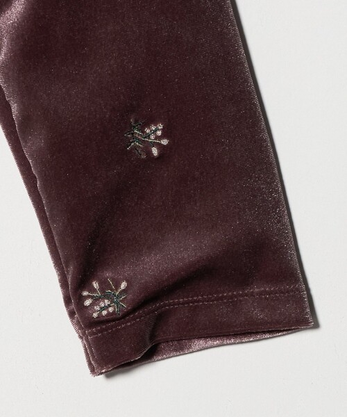 A DAY IN THE LIFE UNITED ARROWS(アデイインザライフユナイテッドアローズ)の「ベロア エンブロイダリー カーディガン <A DAY IN THE LIFE>(カーディガン/ボレロ・レディース・ブラック/ブラウン系・FREE)」の5枚目の写真