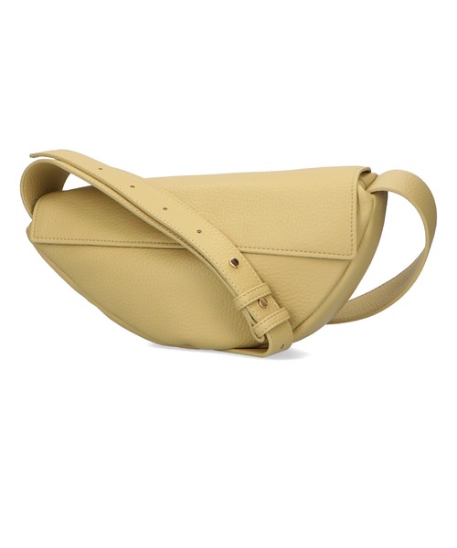 MISCH MASCH（ミッシュマッシュ）の「ソフトレザーボディーバッグ（ショルダーバッグ・レディース・ブラック/ホワイト/イエロー・ﾌﾘ-）」の3枚目の写真