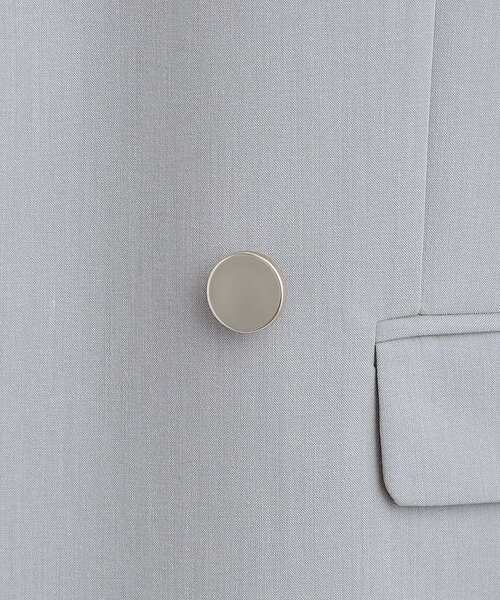 SHOO・LA・RUE（シューラルー）の「【セットアップ可/S-LL/洗濯機可】サッと羽織ってこなれ見え ダブルブレストジレ（ベスト・レディース・ライトグレー/ネイビー・04/03/02/01）」の18枚目の写真