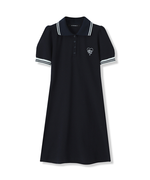 Vivacious(ビバシャス)の「Petit Collar Onepiece - 4COL(ワンピース・レディース・グレー/ホワイト/チャコール/ネイビー・MEDIUM/SMALL)」の8枚目の写真