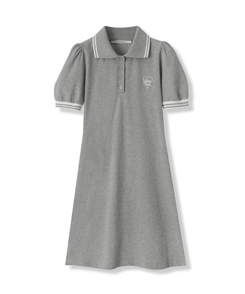 Vivacious(ビバシャス)の「Petit Collar Onepiece - 4COL(ワンピース・レディース・グレー/ホワイト/チャコール/ネイビー・MEDIUM/SMALL)」の9枚目の写真