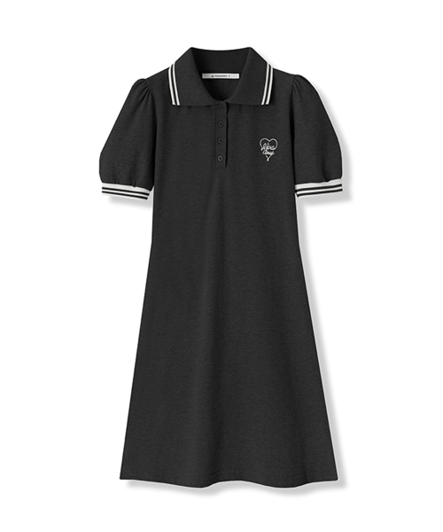 Vivacious(ビバシャス)の「Petit Collar Onepiece - 4COL(ワンピース・レディース・グレー/ホワイト/チャコール/ネイビー・MEDIUM/SMALL)」の10枚目の写真