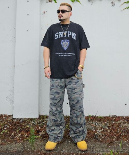 SAINTPAIN（セイントペイン）の「SP カップピグメント半袖Tシャツ ブラック（Tシャツ/カットソー・メンズ・その他・MEDIUM/LARGE/X-LARGE）」の2枚目の写真