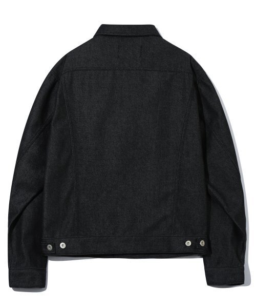 BASEMOMENT(ベースモーメント)の「ノンフェイドクロップデニムジャケットブラック(デニムジャケット・メンズ・その他・LARGE/MEDIUM)」の18枚目の写真