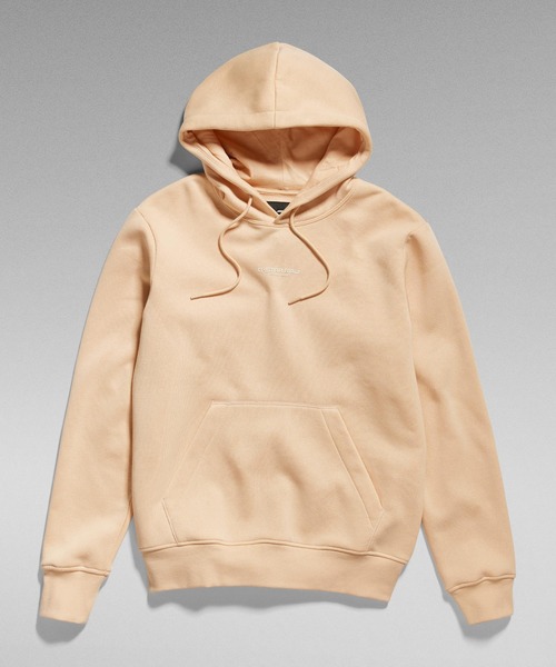 G-STAR(ジースター)の「CENTER CHEST LOGO HOODIE/クラシックロゴスウェットパーカー(パーカー・メンズ・ベージュ系その他・X-LARGE/LARGE/SMALL/MEDIUM)」の5枚目の写真