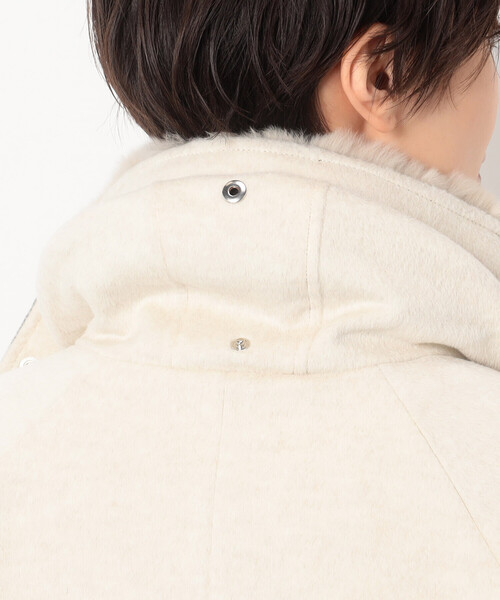K.T KIYOKO TAKASE(キヨコタカセ)の「〔 Sサイズ 〕 アンゴラウール Aラインショートコート(その他アウター・レディース・ブラック・5号)」の5枚目の写真