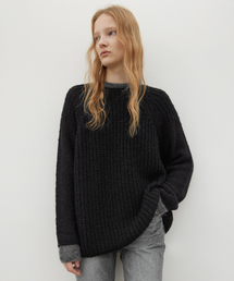 Hairy Loose-Fit Knit - Black