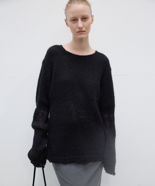 LEVAR（レバー）の「Frost Winter Net Knit - Black（ニット/セーター・レディース・その他・F）」の3枚目の写真