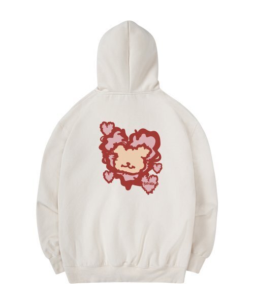 RADINEO(ラディネオ)の「フラッフィーハートベアフードクリーム(パーカー・メンズ・その他・LARGE/MEDIUM/X-LARGE)」の1枚目の写真