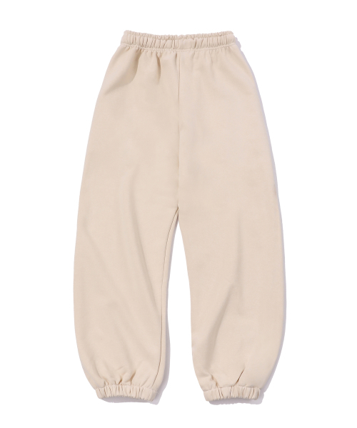WYSE(ワイズ)の「シンボルロゴスウェットジョガーパンツベージュ(スウェットパンツ・メンズ・ベージュ・SMALL/MEDIUM/LARGE)」の2枚目の写真