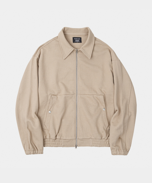 LETTERCOMO(レテルコモ)の「ヘビーコットンブルゾンスウェットジャケットベージュ(ブルゾン・レディース・その他・MEDIUM/LARGE/X-LARGE)」の1枚目の写真