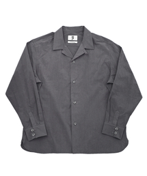BIO-WASHED CREASE TAILORED SHIRT (Charcoal)