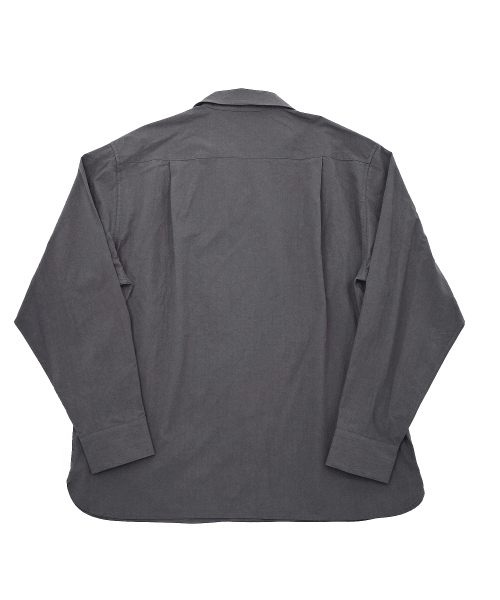 A NOTHING(アナッシング)の「BIO-WASHED CREASE TAILORED SHIRT (Charcoal)(シャツ/ブラウス・メンズ・その他・SMALL/MEDIUM/LARGE)」の2枚目の写真
