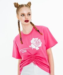 OTHER-worldly（アザーワールドリー）の「スリーピングローズTシャツ [マゼンタ]（Tシャツ/カットソー）」