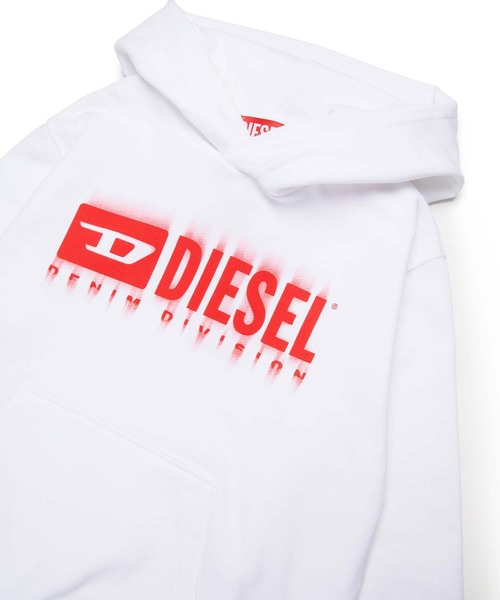 DIESEL KIDS(ディーゼルキッズ)の「DIESEL(ディーゼル)Kids & Junior ブランドロゴフーディーパーカー(パーカー・キッズ・ブルー/ブラック×レッド/ホワイト/イエロー・4Y/6Y/10Y/12Y/16Y/8Y/14Y)」の10枚目の写真