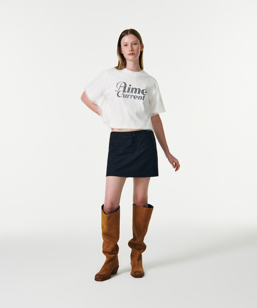 CURRENT（カレント）の「AIME MESH LAYERED T-SHIRT [WHITE]（Tシャツ/カットソー・レディース・その他・SMALL/MEDIUM）」の4枚目の写真
