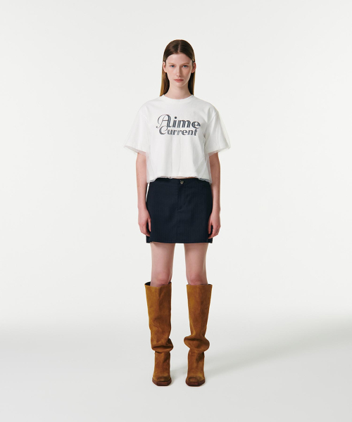 CURRENT（カレント）の「AIME MESH LAYERED T-SHIRT [WHITE]（Tシャツ/カットソー・レディース・その他・SMALL/MEDIUM）」の6枚目の写真
