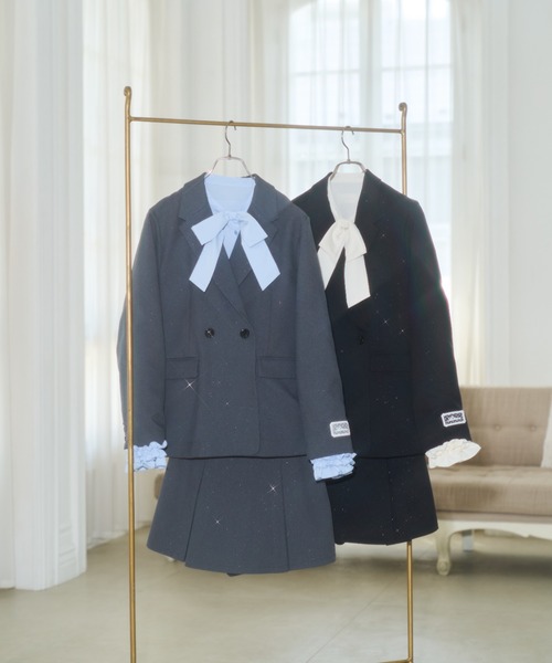 Lallana(ララーナ)の「Lame coco pleats skort/ラメココプリーツスコート(スカート・レディース・グレー/ダークネイビー/ブラウン・SMALL/FREE)」の4枚目の写真