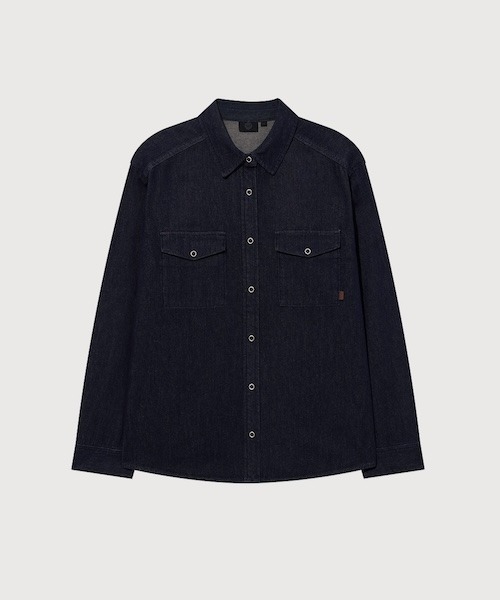 COVERNAT(カバーナット)の「WOMAN SHIRRING DENIM SHIRT(シャツ/ブラウス・レディース・インディゴブルー/ライトブルー・MEDIUM/SMALL)」の6枚目の写真