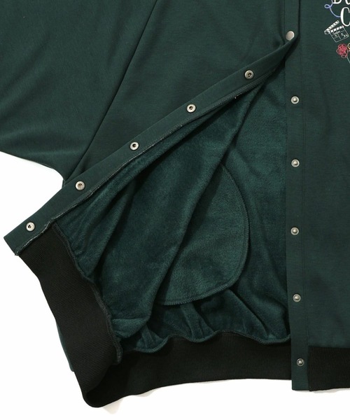 ScoLar（スカラー）の「ScoLar(スカラー) ポップ柄裏起毛 裏毛×フライスブルゾン（ブルゾン・レディース・オレンジ・MEDIUM）」の7枚目の写真