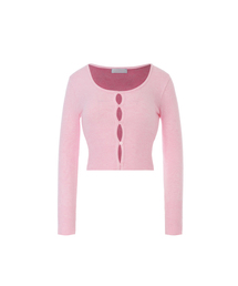 CROPPED KNIT CARDIGAN
