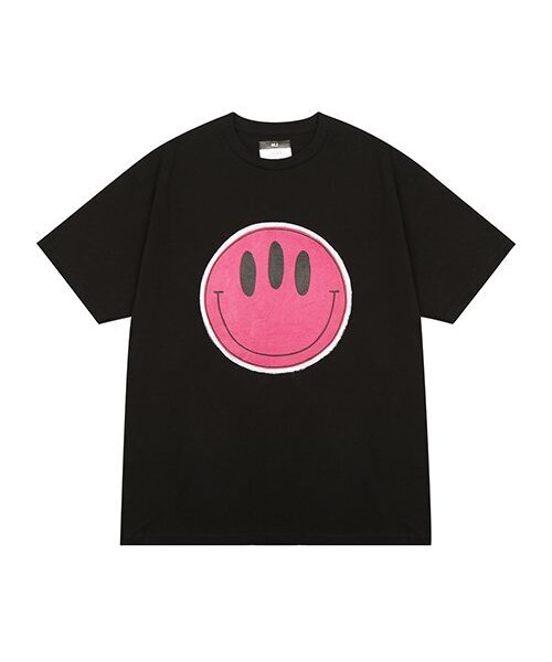 THE MADNESS(ザ マッドネス)の「HAND WORK THR SMILE T-SHIRTS_BK(Tシャツ/カットソー・メンズ・その他・FREE)」の1枚目の写真
