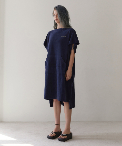 REVOIRSIS(ルヴォアシス)の「RVIS terry twoway poncho navy(その他トップス・レディース・ネイビー・FREE)」の3枚目の写真