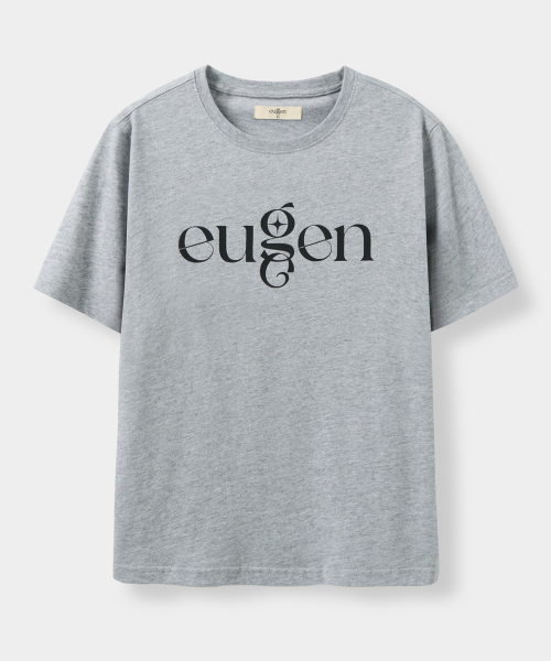 EUGGEN(ユジェン)の「クラシックロゴショートスリーブTシャツ_メランジグレー(Tシャツ/カットソー・レディース・その他・SMALL/MEDIUM)」の2枚目の写真