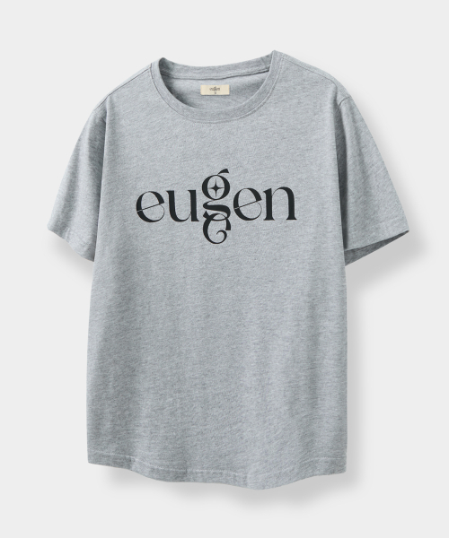 EUGGEN(ユジェン)の「クラシックロゴショートスリーブTシャツ_メランジグレー(Tシャツ/カットソー・レディース・その他・SMALL/MEDIUM)」の3枚目の写真