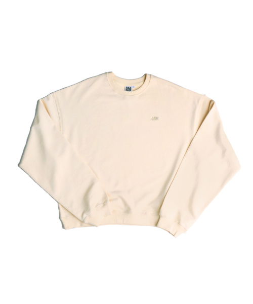 ALL EYES DOWN(オール アイズ ダウン)の「LOGO EMBLEM SWEATSHIRT (IVORY)(スウェット・メンズ・その他・SMALL/MEDIUM/LARGE/X-LARGE)」の1枚目の写真