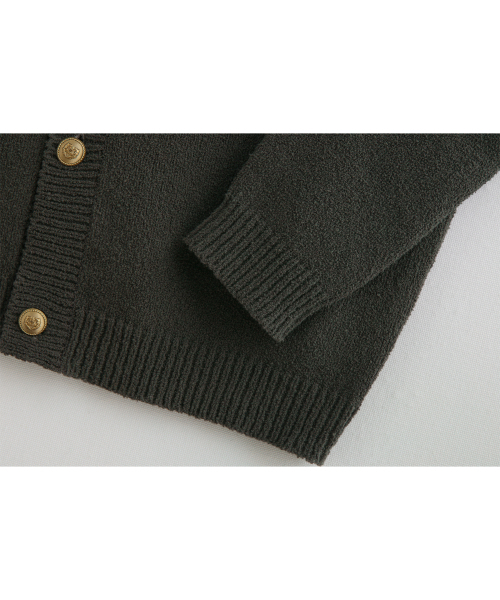 ASHOUR(アッシュアワー)の「Round Neck Button Cardigan Moss Charcoal(カーディガン/ボレロ・メンズ・その他・MEDIUM/LARGE)」の5枚目の写真
